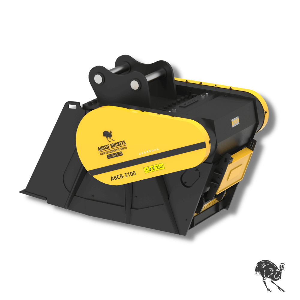 Excavator Attachment Crusher Bucket