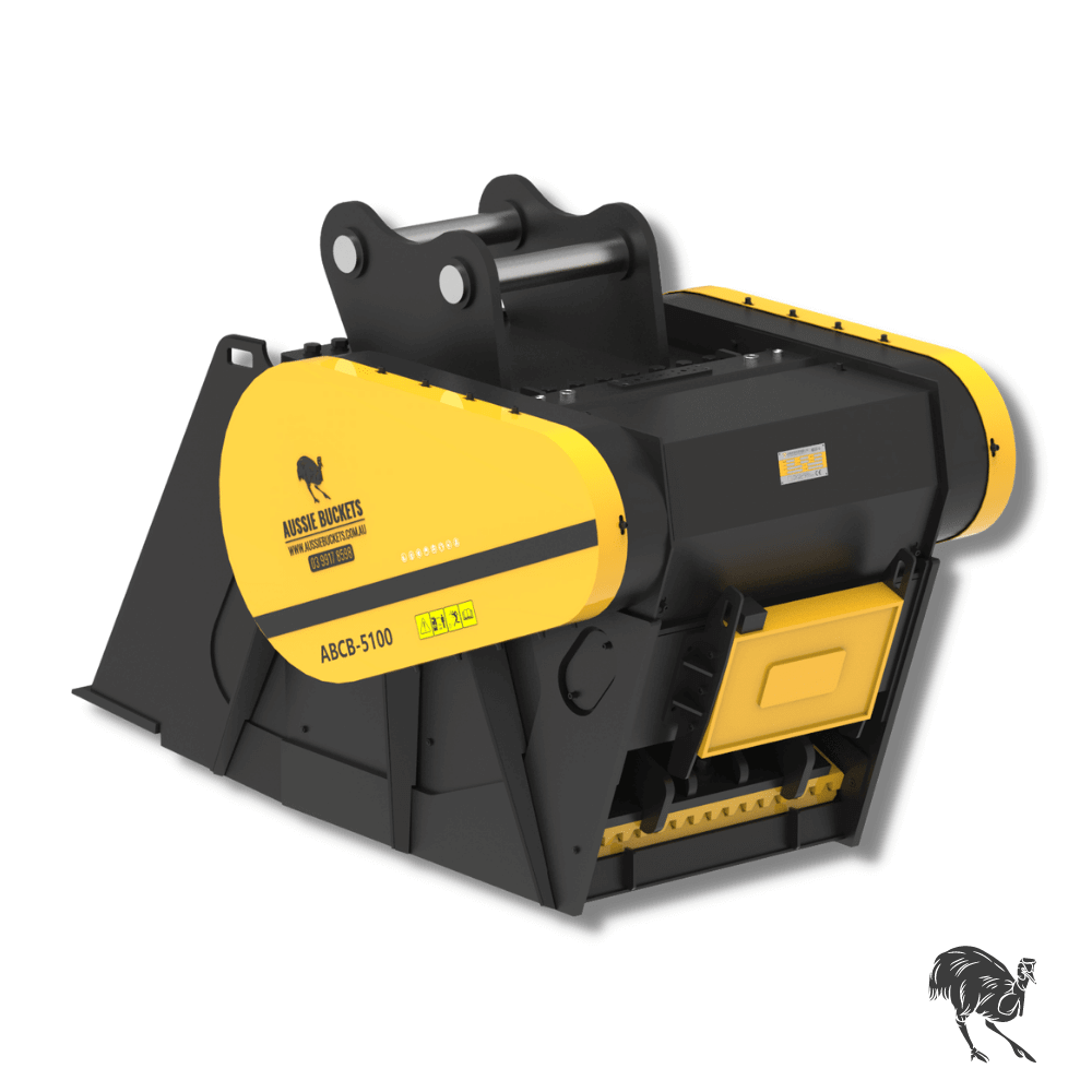 Excavator Attachment Crusher Bucket