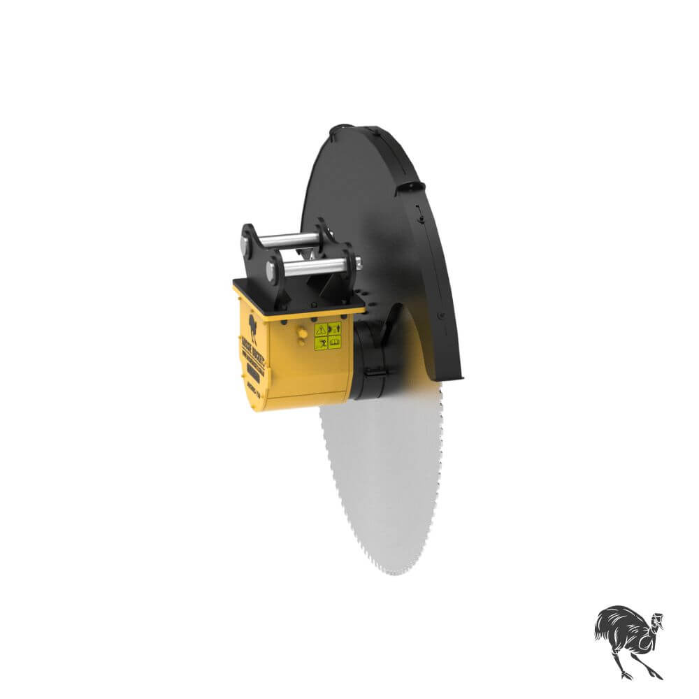 Excavator Attachment Single Blade Diamond Rock Saw